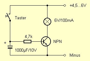 ELKEXS: Zeitschalter mit einem Transistor